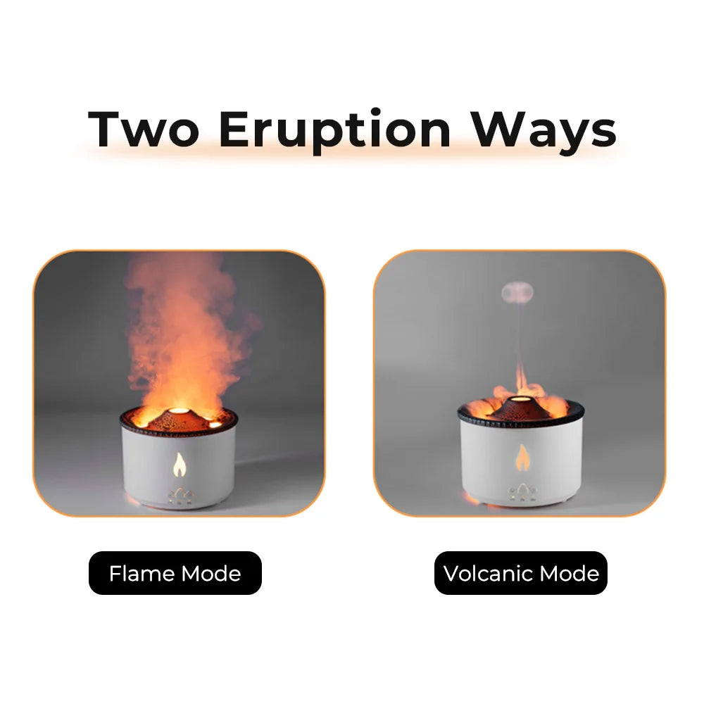 Diffuseur Flamme Volcan – Humidificateur et Parfum d’Ambiance