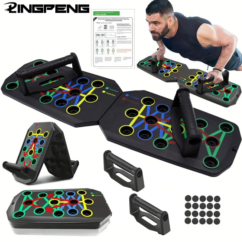 Folding Push-up Board Support Muscle Exercise Multifunctional Table Portable Fitness Equipment Abdominal Enhancement Support