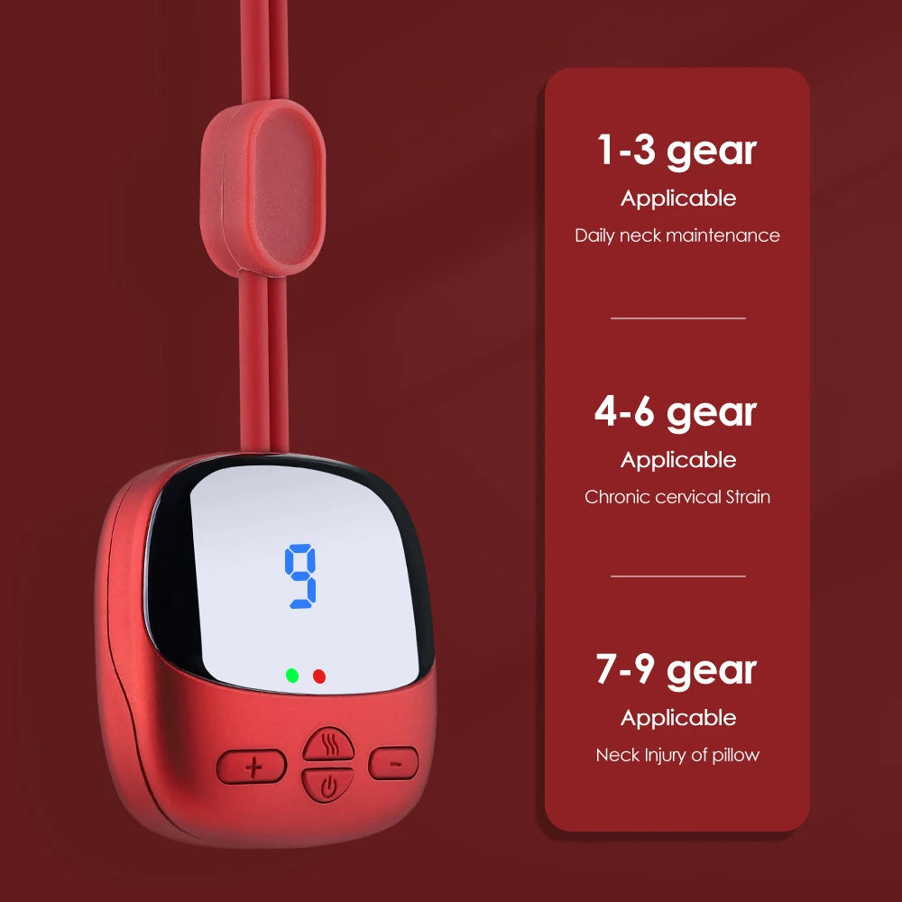 Masseur Cervical Intelligent – TENS/EMS, Chauffant et Portable