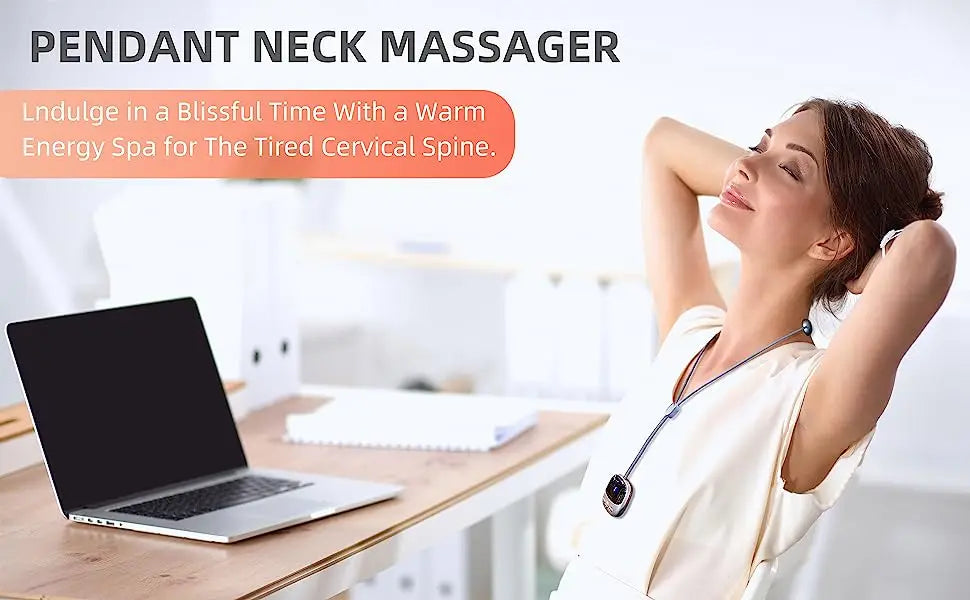 Masseur Cervical Intelligent – TENS/EMS, Chauffant et Portable