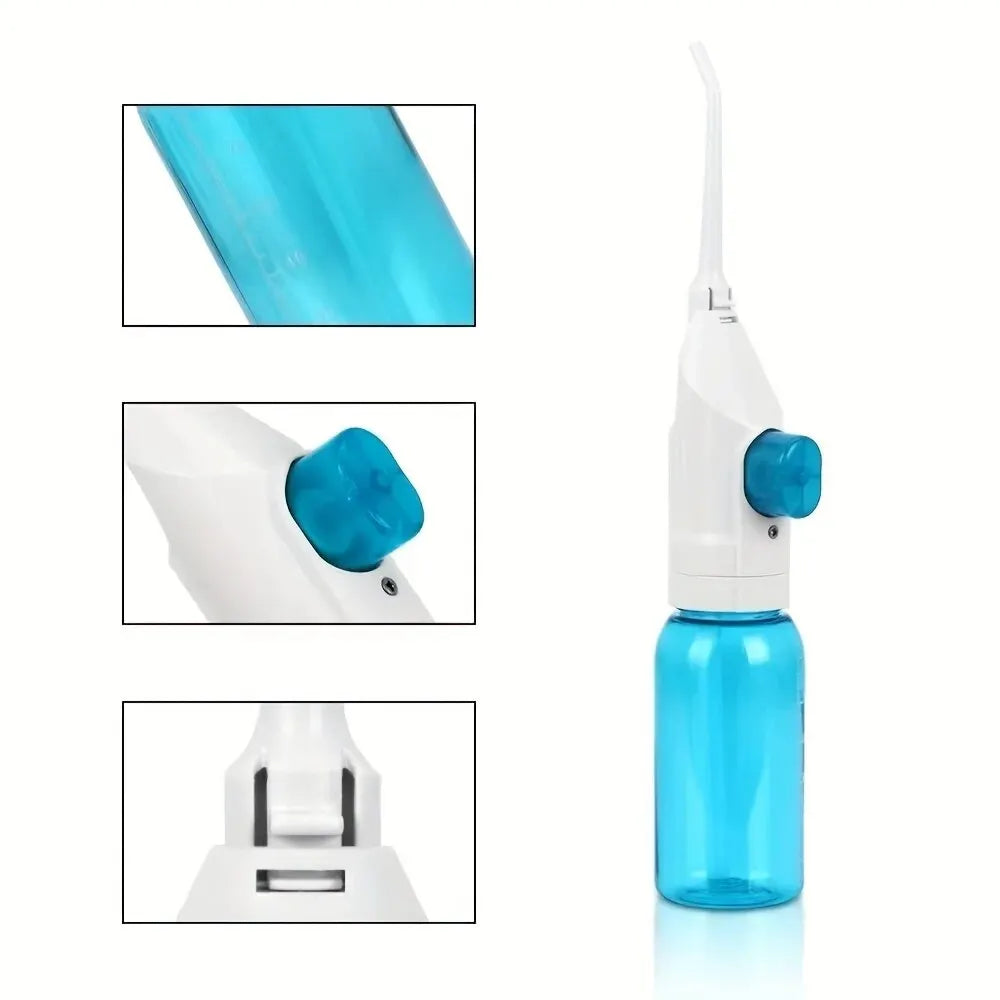 Irrigateur buccal haute pression domestique Dents portables Eau propre Fil dentaire Manuel Eau haute pression Cure-dent