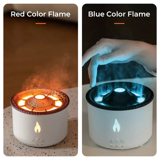Diffuseur Flamme Volcan – Humidificateur et Parfum d’Ambiance