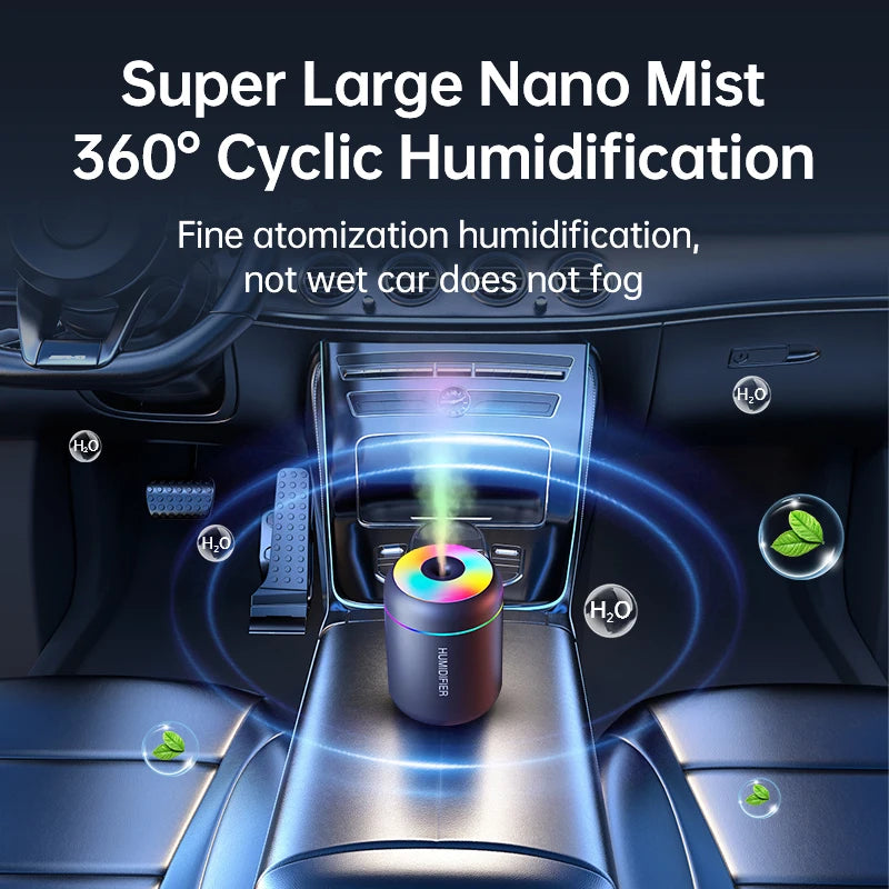 Mini humidificateur d'air 180 ml, diffuseur d'arômes électrique USB