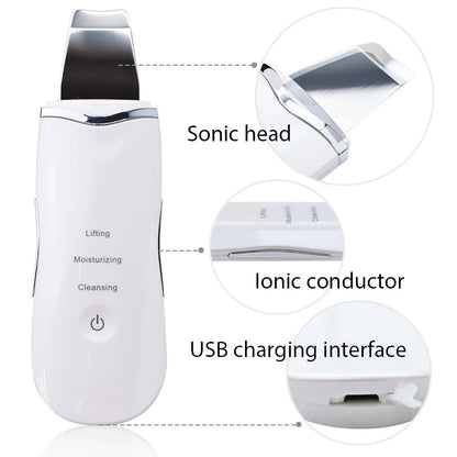 Appareil de Nettoyage Visage Ultrason – Anti-Points Noirs & Anti-Rides