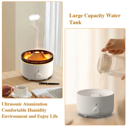 Diffuseur Flamme Volcan – Humidificateur et Parfum d’Ambiance
