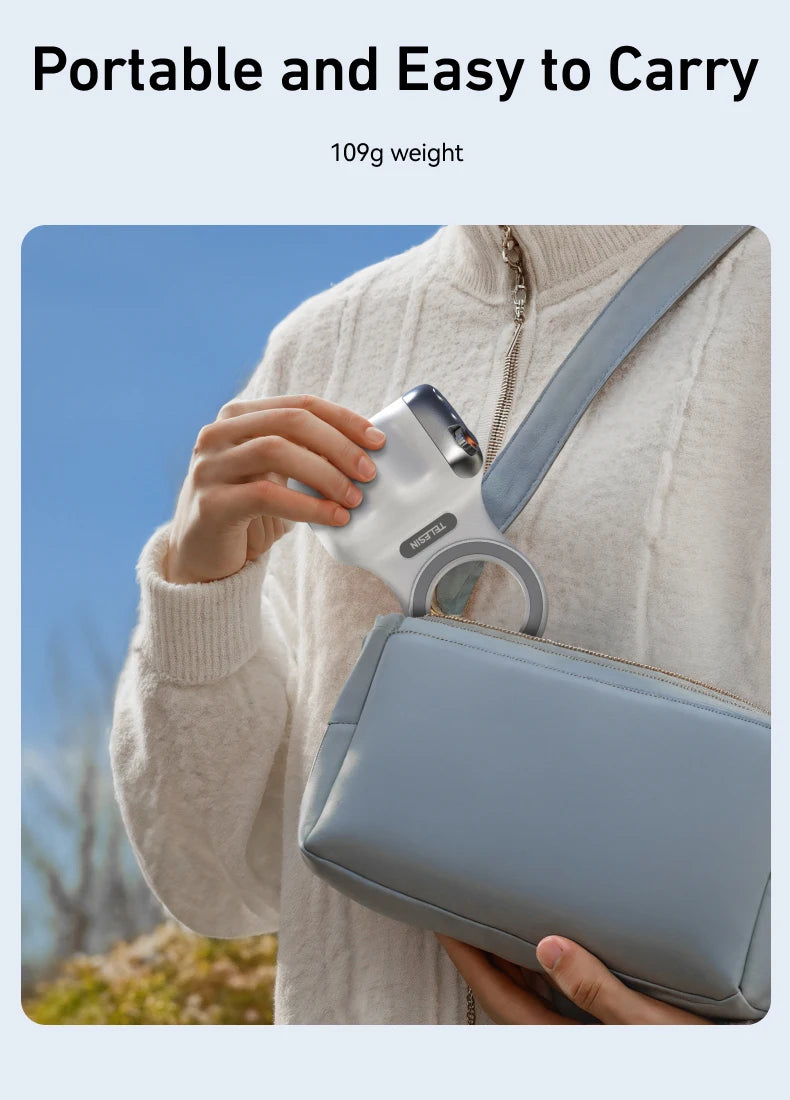 AA Poignée magnétique pour téléphone portable, support de téléphone, aide à la prise de vue, télécommande, pour iPhone, Huawei, Samsung