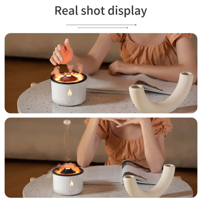 Diffuseur Flamme Volcan – Humidificateur et Parfum d’Ambiance