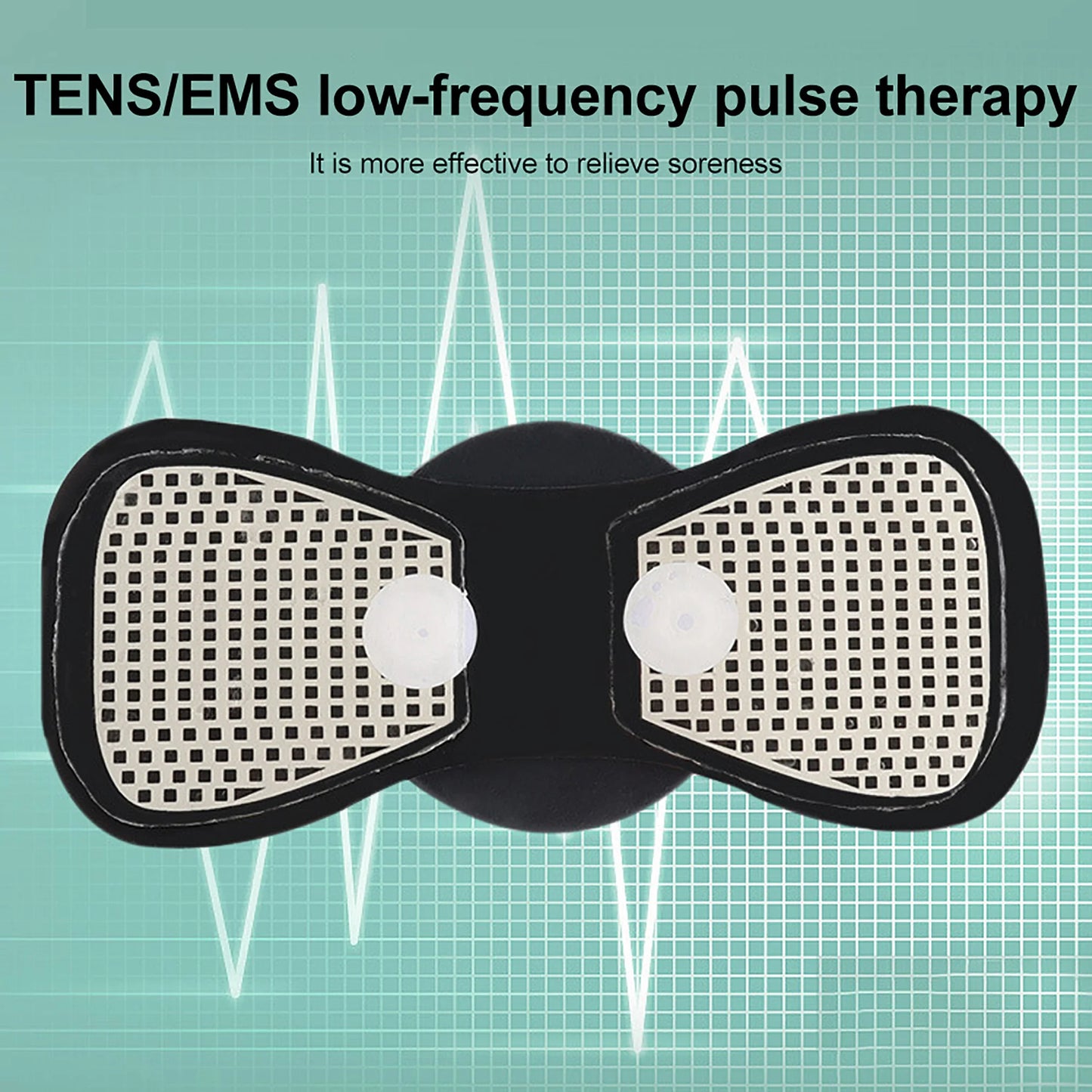 Mini masseur de cou électrique EMS, patch de massage pour les vertèbres cervicales et dorsales, 8 modes, soulage la fatigue musculaire