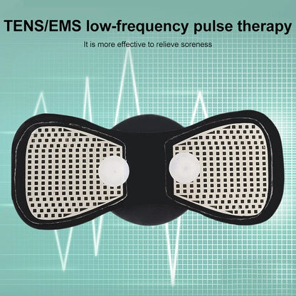Mini masseur de cou électrique EMS, patch de massage pour les vertèbres cervicales et dorsales, 8 modes, soulage la fatigue musculaire