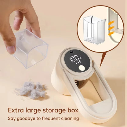 Rasoir anti-peluches électrique portable pour vêtements, écran LED, rechargeable, pour vêtements et tissus