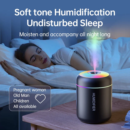 Mini humidificateur d'air 180 ml, diffuseur d'arômes électrique USB