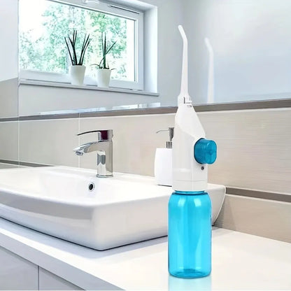 Irrigateur buccal haute pression domestique Dents portables Eau propre Fil dentaire Manuel Eau haute pression Cure-dent