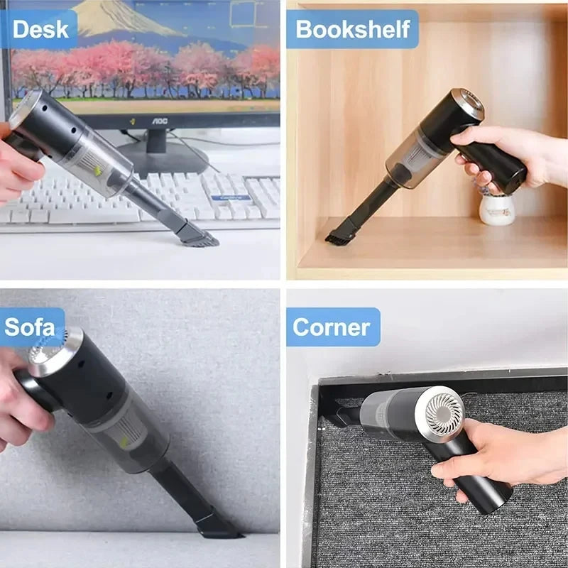 Xiaomi Aspirateur de voiture sans fil 2900000PA 120W Super puissant 3 en 1 humide et sec double usage portable