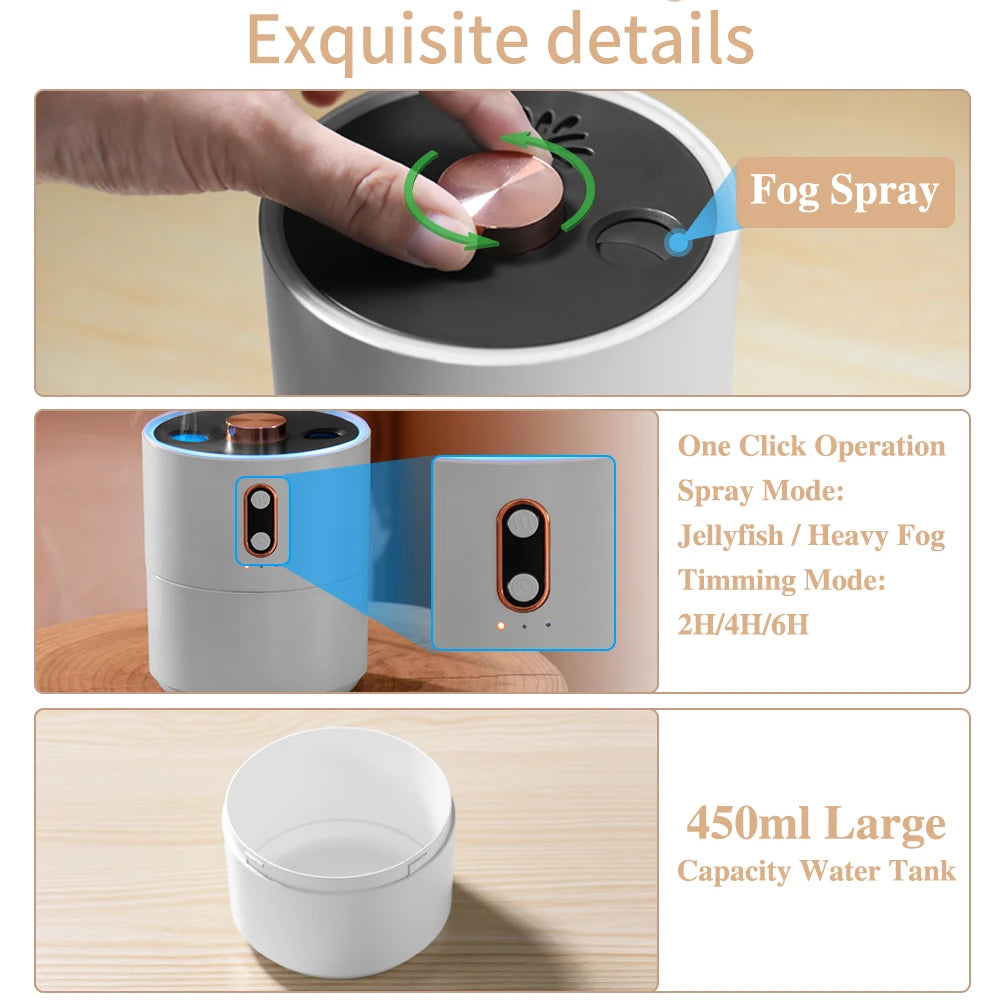 Diffuseur Flamme Volcan – Humidificateur et Parfum d’Ambiance