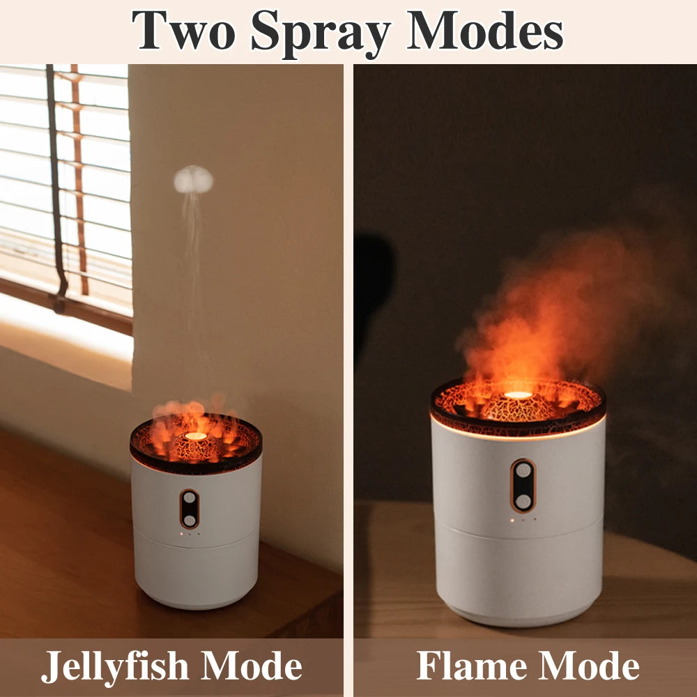 Diffuseur Flamme Volcan – Humidificateur et Parfum d’Ambiance
