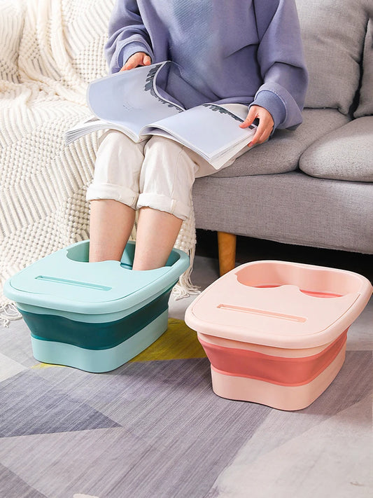 Bain de Pieds Pliable – Bassin de Massage et Spa à Domicile