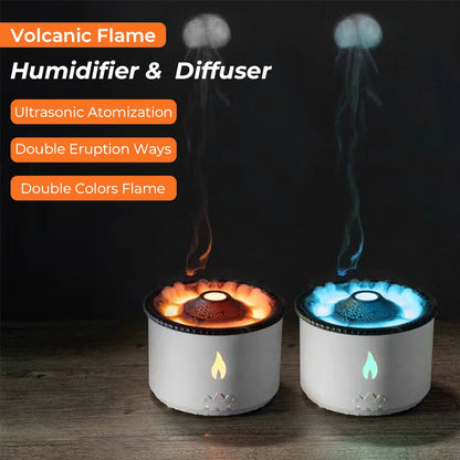 Diffuseur Flamme Volcan – Humidificateur et Parfum d’Ambiance