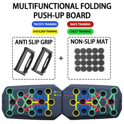 Folding Push-up Board Support Muscle Exercise Multifunctional Table Portable Fitness Equipment Abdominal Enhancement Support