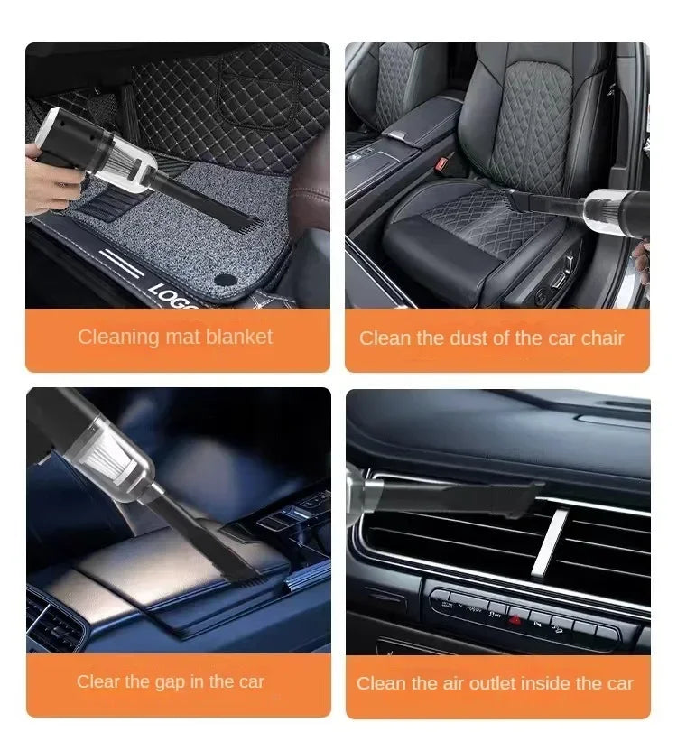 Xiaomi Aspirateur de voiture sans fil 2900000PA 120W Super puissant 3 en 1 humide et sec double usage portable
