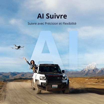 Drone à cardan 3 axes Potensic ATOM 2, vidéo 4K HDR, photo 8K
