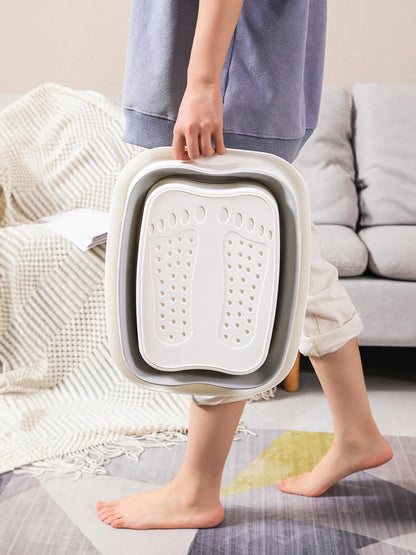 Bain de Pieds Pliable – Bassin de Massage et Spa à Domicile
