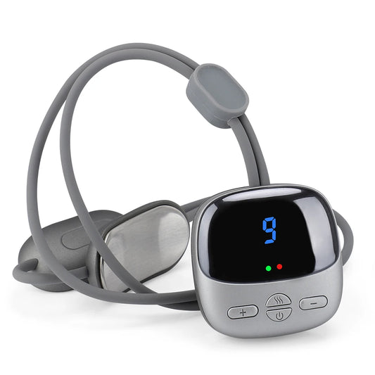 Masseur Cervical Intelligent – TENS/EMS, Chauffant et Portable