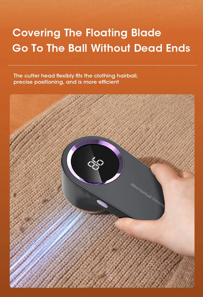 Rasoir anti-peluches pour vêtements, appareil électrique numérique à LED, rechargeable par USB, pour pulls et tissus, livraison directe