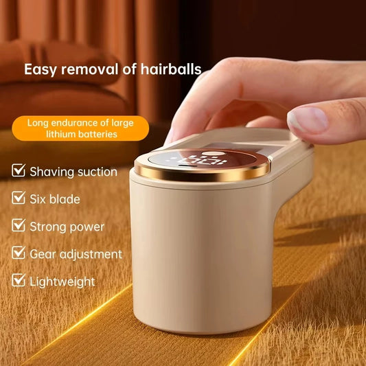 Rasoir anti-peluches électrique portable pour vêtements, écran LED, rechargeable, pour vêtements et tissus