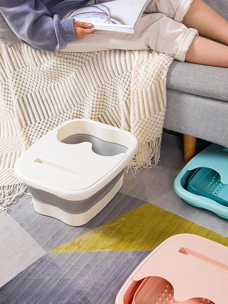 Bain de Pieds Pliable – Bassin de Massage et Spa à Domicile