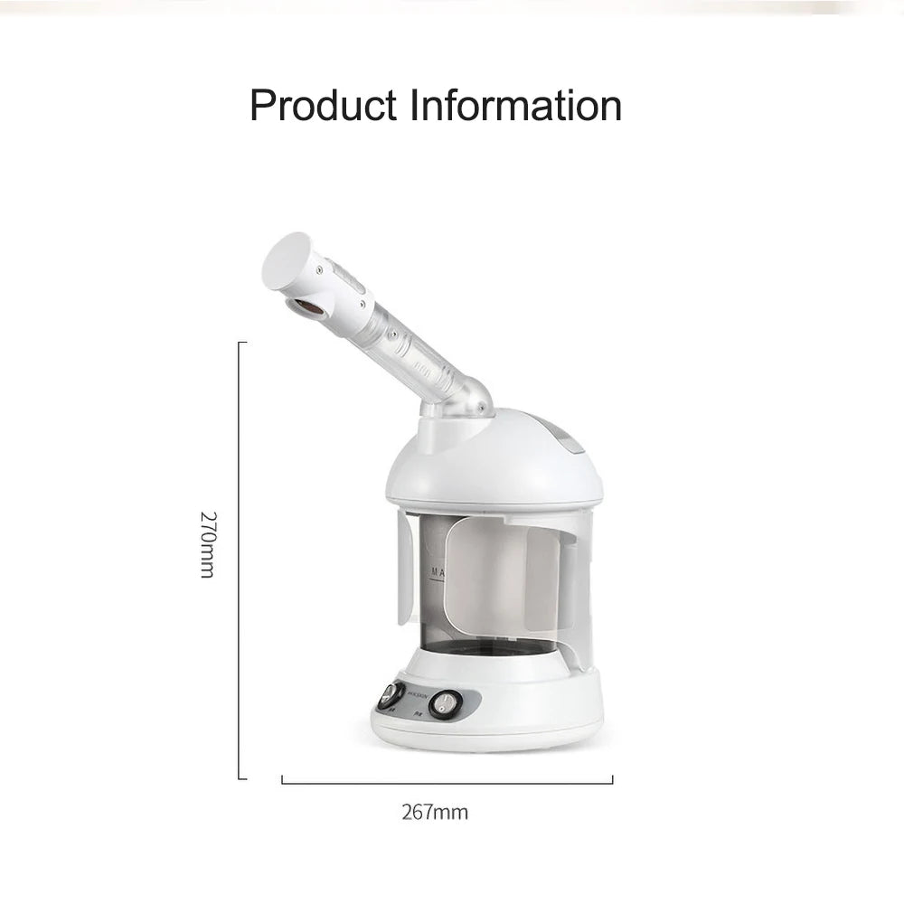 Facial Steamer for Face Facial Vaporizer Professional Face Steamer Hot Warm Mist Sprayer Moisturizing Portable Facial Steamer