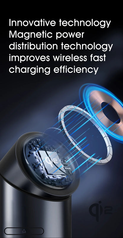 Chargeur sans fil magnétique tactile Android, iPhone, iWatch, Airpods, station de charge rapide