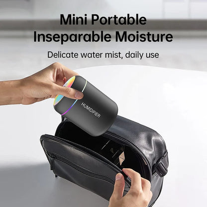 Mini humidificateur d'air 180 ml, diffuseur d'arômes électrique USB
