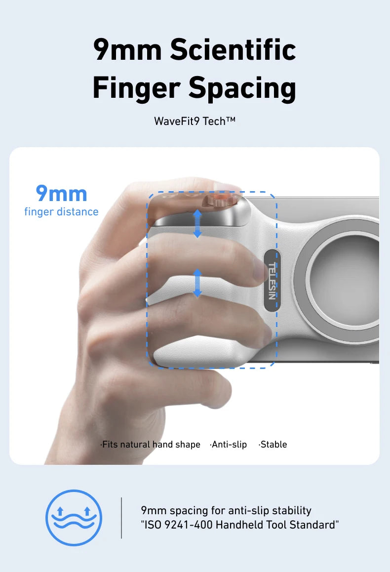 AA Poignée magnétique pour téléphone portable, support de téléphone, aide à la prise de vue, télécommande, pour iPhone, Huawei, Samsung