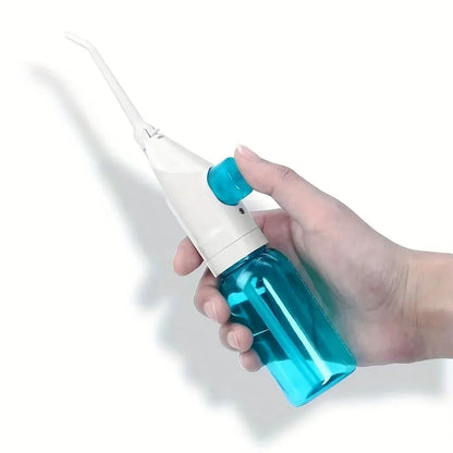 Irrigateur buccal haute pression domestique Dents portables Eau propre Fil dentaire Manuel Eau haute pression Cure-dent