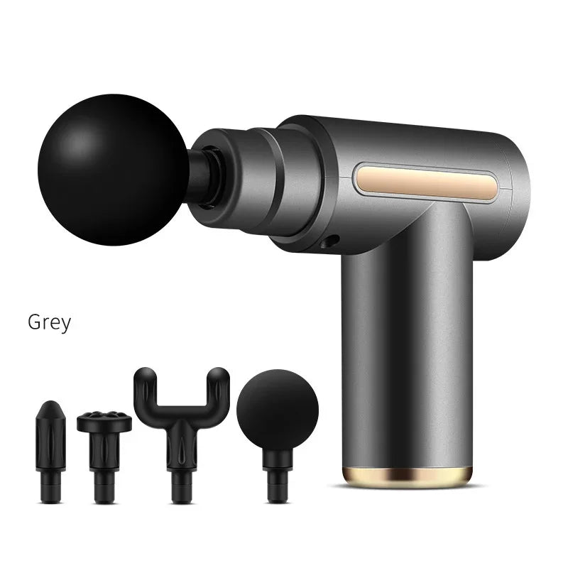 Pistolet de massage portable pour fascias 2027, mini appareil léger et réglable pour massage des tissus profonds, vitesse réglable, pour tout le corps