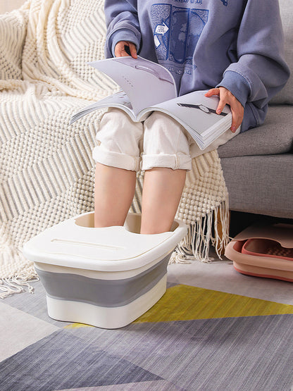 Bain de Pieds Pliable – Bassin de Massage et Spa à Domicile