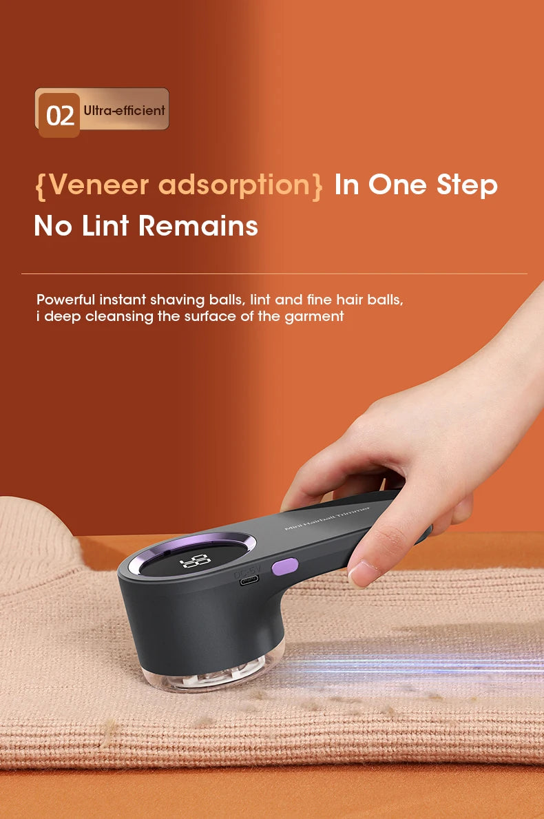 Rasoir anti-peluches pour vêtements, appareil électrique numérique à LED, rechargeable par USB, pour pulls et tissus, livraison directe